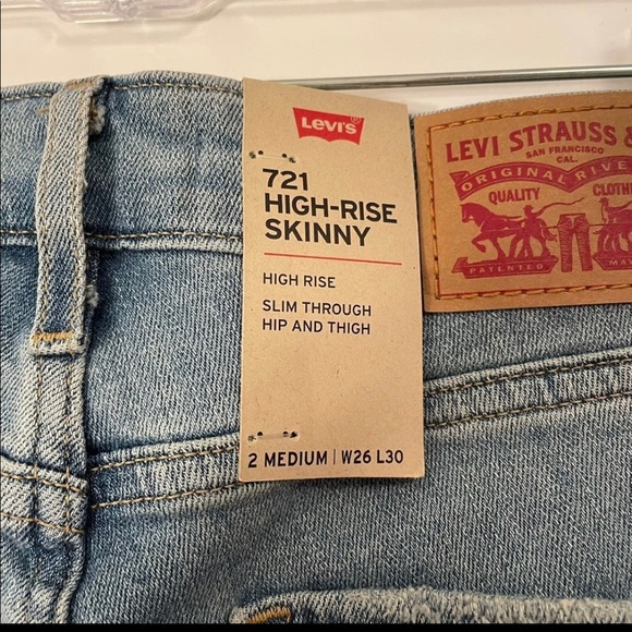 🚫SOLD 🚫Levi’s 721 hyper sculpt high waist - Picture 7 of 7